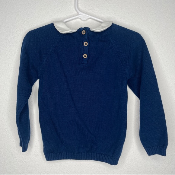 TU baby boys girls navy corgi dog sweater Peter Pan collar 18-24 mo - Picture 5 of 5